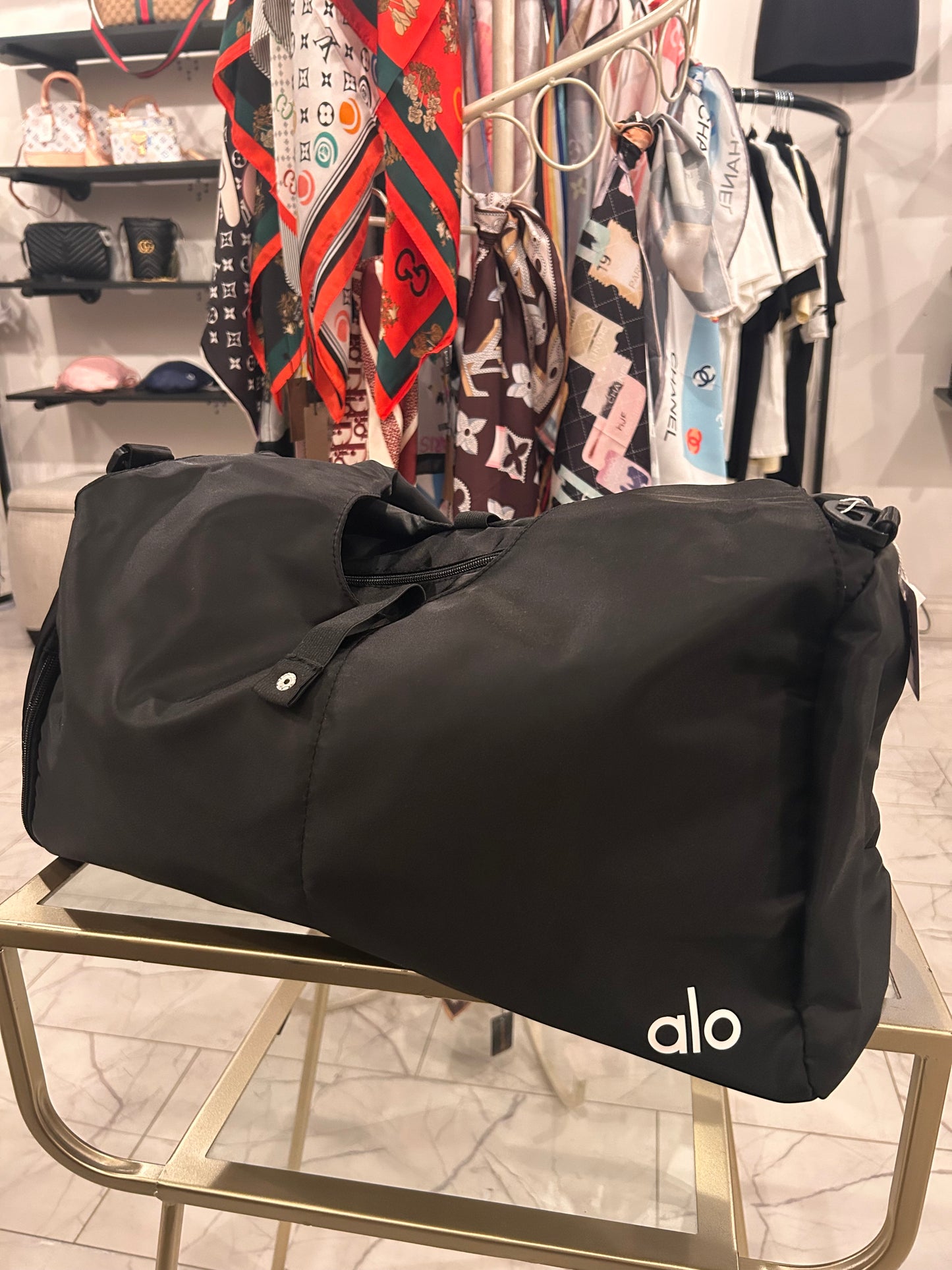 A DUFFLE BAG