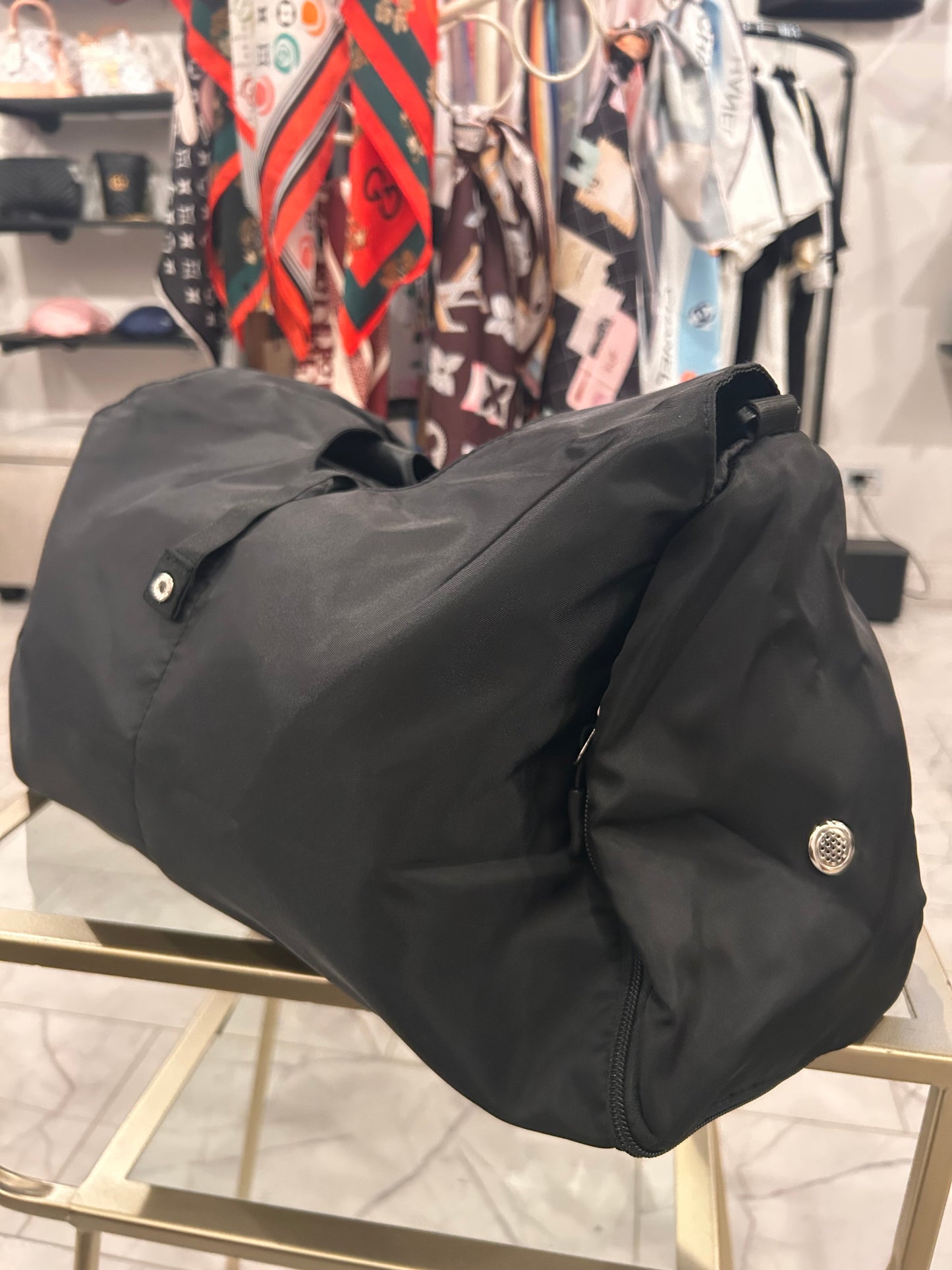 A DUFFLE BAG