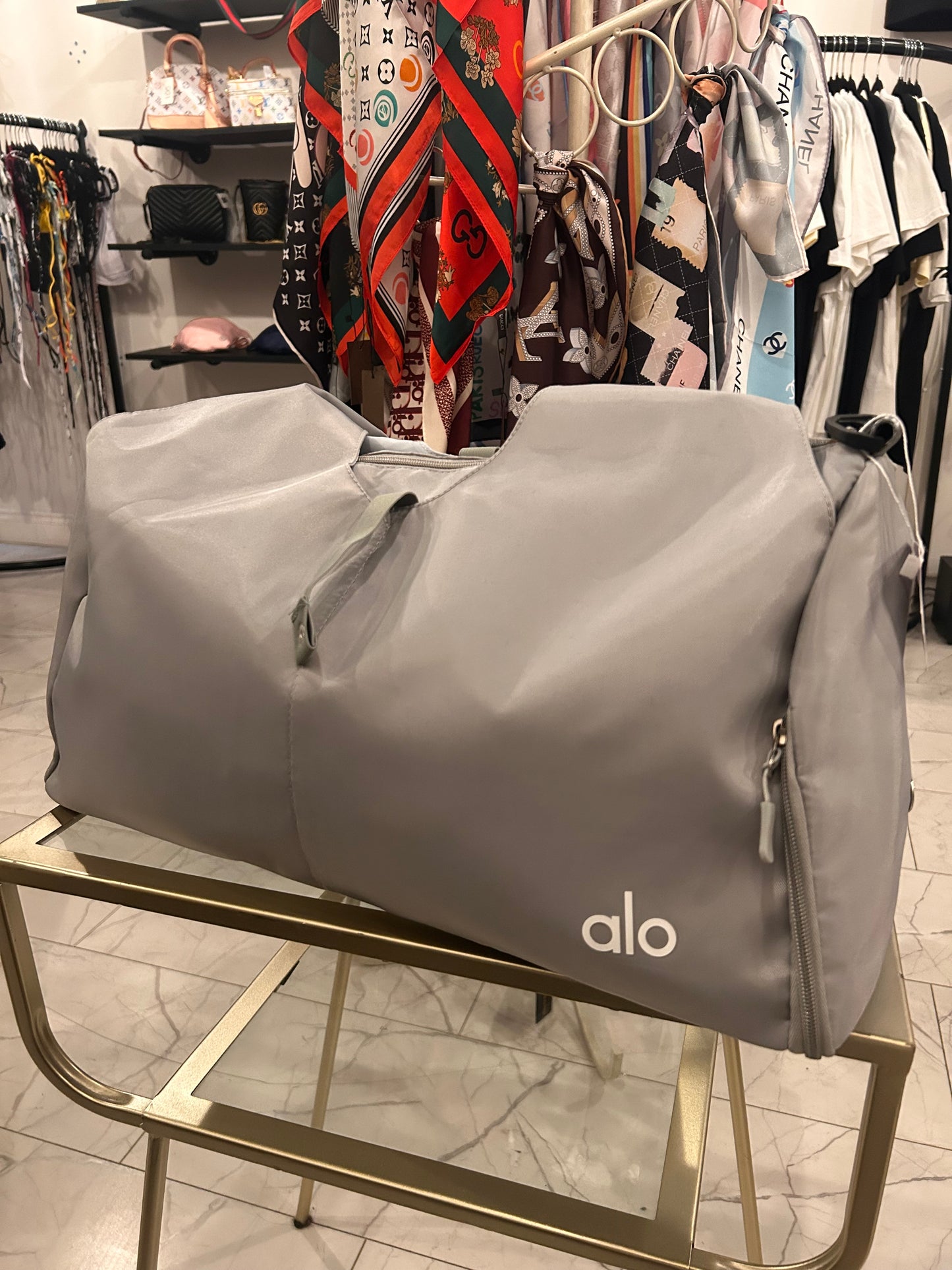 A DUFFLE BAG
